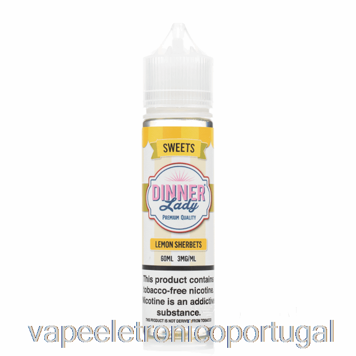 Vape Eletrônico Sorvetes De Limão - Vape Dining Lady E-liquid - 60ml 0mg